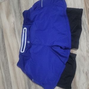 Athleta Ready set go shorts 2 in 1